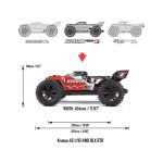 Arrma Kraton 4S V2 BLX 1:10 4WD RTR červená