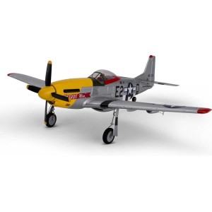 E-flite P-51D Mustang 0.49m Detroit Miss SAFE Select BNF Basic