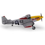 E-flite P-51D Mustang 0.49m Detroit Miss SAFE Select BNF Basic