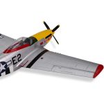 E-flite P-51D Mustang 0.49m Detroit Miss SAFE Select BNF Basic