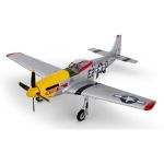 E-flite P-51D Mustang 0.49m Detroit Miss SAFE Select BNF Basic