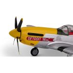 E-flite P-51D Mustang 0.49m Detroit Miss SAFE Select BNF Basic