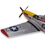 E-flite P-51D Mustang 0.49m Detroit Miss SAFE Select BNF Basic