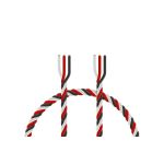Kabel třížilový silikonový kroucený tlustý FU 0.5mm2