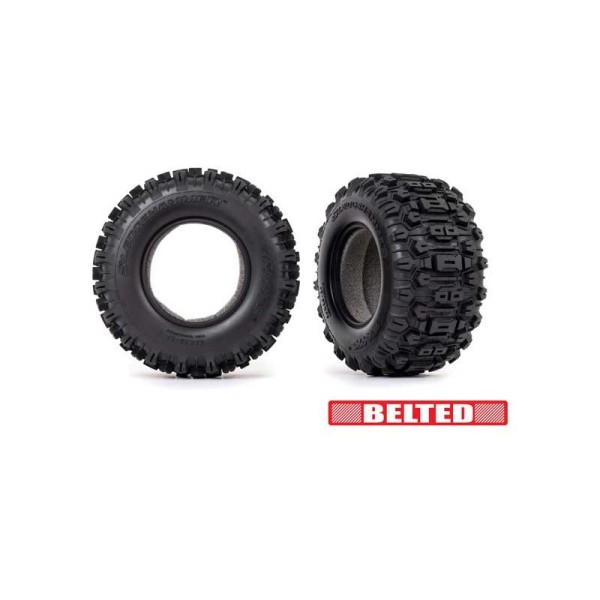 Traxxas pneu 2.9/3.8” Sledgehammer All-Terrain (belted) (2)