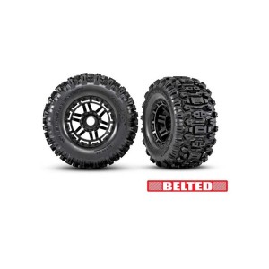 Traxxas kolo 2.9/3.8”, disk černý, pneu Sledgehammer All-Terrain belted (2)