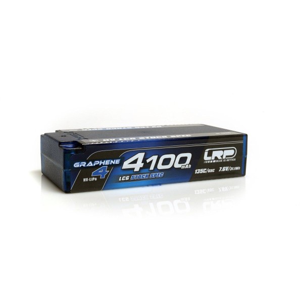 HV LCG Stock Spec Shorty GRAPHENE-4 4100mAh Hardcase Akku - 7.6V LiPo - 135C/65C