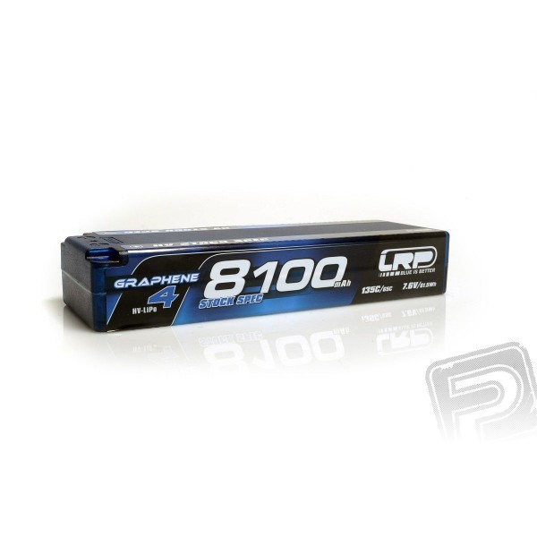 HV Stock Spec GRAPHENE-4 8100mAh Hardcase Akku - 7.6V LiPo - 135C/65C