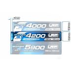 HV Ultra LCG Modified Shorty GRAPHENE-4.1 4200mAh Hardcase Akku - 7.6V LiPo - 120C/60C