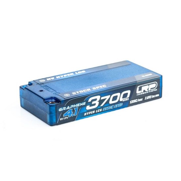 HV LCG Stock Spec GRAPHENE-4.1 3700mAh Hardcase Akku - 7.6V LiPo - 135C/65C