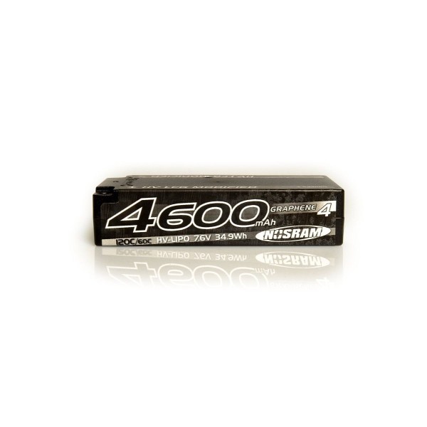 HV LCG Modified Shorty GRAPHENE-4 4600mAh Hardcase Akku - 7.6V LiPo - 120C/60C