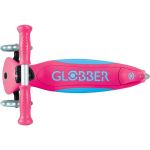 Globber - Koloběžka Primo Plus Lights V2 skládací Fuchsia/Sky Blue