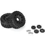 Pro-Line kolo 5.7”, pneu Masher X HP Belted, disk Raid H24 černý (2)