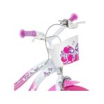 DINO Bikes - Dětské kolo 16” Flappy růžové