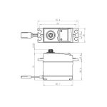 SC-0253MG+ Digitální servo (6,0kg-0,15s/60°)