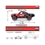 Arrma Mojave Grom 1:18 4WD RTR Červená
