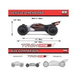 Arrma Typhon Grom 223S BLX 1:14 4WD RTR Basic stříbrná