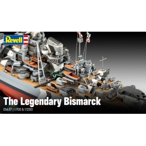 Revell The Legendary Bismarck (1:700 + 1:1200) (giftset)