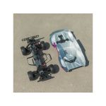 Arrma Fury 223S BLX 2WD 1:10 RTR DSC fialová