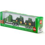 SIKU Farmer - Tahač s podvalníkem a traktory John Deere 1:87