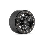 1.9 Aluminum CNC 5 Spoke Beadlock, 2ks Černé