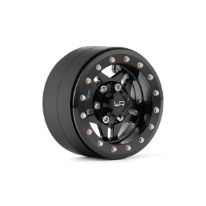 1.9 Aluminum CNC 5 Spoke Beadlock, 2ks Černé