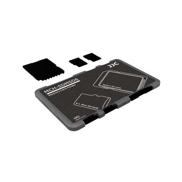 JJC Tenký obal na SD / microSD karty (2SD + 4TF)