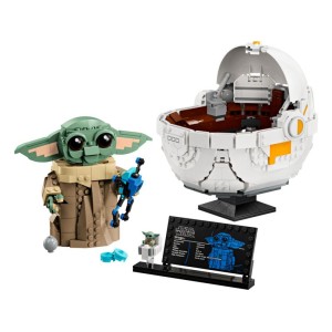 LEGO Star Wars - Grogu ve vznášejícím se kočárku