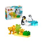 LEGO DUPLO - Rodinky divokých zvířat: Tučňáci a lvi