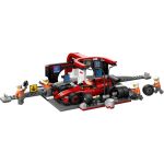 LEGO City - Zastávka v boxech F1 a personál s vozem Ferrari