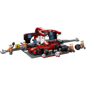 LEGO City - Zastávka v boxech F1 a personál s vozem Ferrari