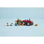 LEGO City - Červený traktor s přívěsem a ovcemi
