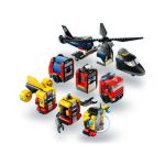 LEGO City - Remix: Helikoptéra, hasičský vůz a ponorka