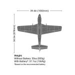 E-flite P-51D Mustang 1.0m PNP