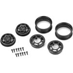 Pro-Line disk 1.55” 1:10 Holcomb Crawler Bead-Loc H12 černý (2)