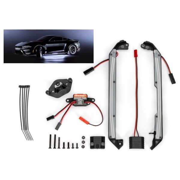 Traxxas LED podsvícení šasi bílé (pro 4-Tec 2.0, Drift)