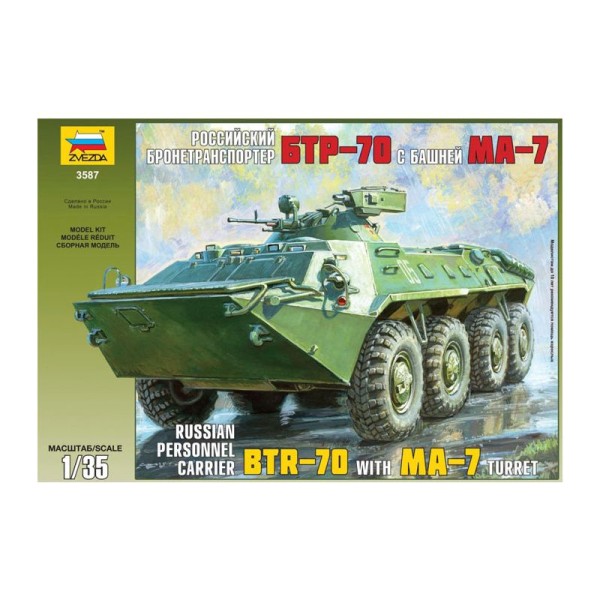 Zvezda BTR-70 s věží MA-7 (1:35)