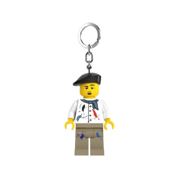 LEGO svítící klíčenka - Malíř