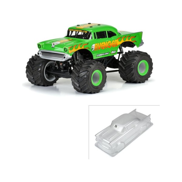 Pro-Line karosérie 1:8 Chevy Bel Air 1957 ”Avenger Edition” čirá: Losi LMT