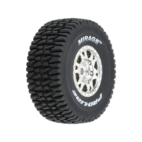 Pro-Line kolo 1:16, pneu Mirage TT, disk stříbrný 12mm (4): Mojave Grom
