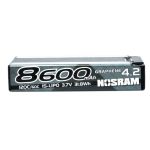 NOSRAM 1/12 Hyper LCG Modified GRAPHENE-4.2 8600mAh Hardcase akumulátor - 3.7V - 120C/60C
