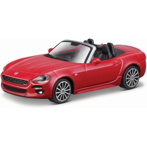 Bburago Fiat 124 Spider 1:43 červená