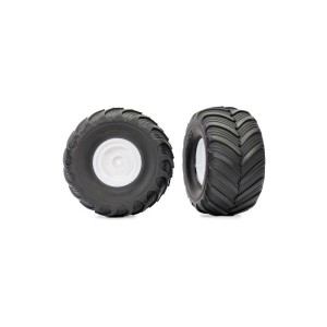 Traxxas kolo 2.0/3.0”, disk bílý, pneu Terra Groove (2)