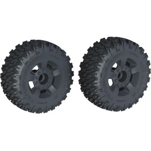 Arrma kolo s pneu dBoots Ragnarok MT, disk černý (2)