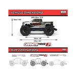 Arrma Granite 223S BLX 1:10 4WD RTR DSC ocelová