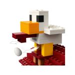 LEGO Minecraft - Balón v podobě ďasa a útok na vesnici
