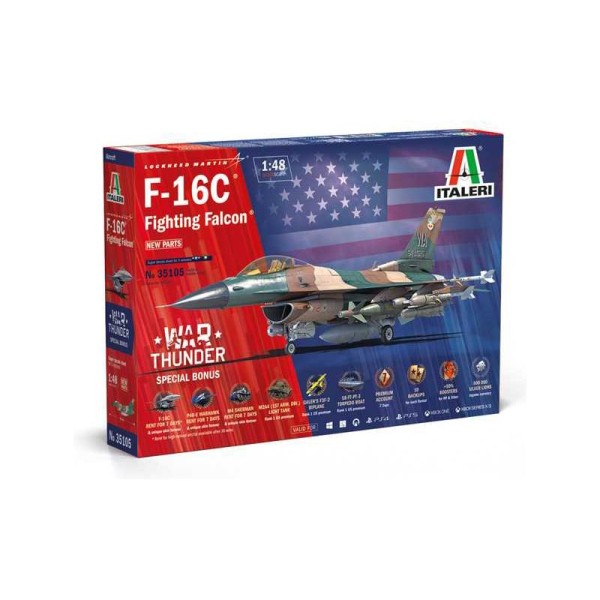 Italeri Lockheed F-16C Fighting Falcon (1:48)