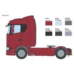 Italeri Scania S770 4x2 Normal Roof Grey Cab (1:24)