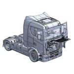 Italeri Scania S770 4x2 Normal Roof Grey Cab (1:24)