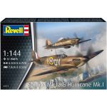 Revell Supermarine Spitfire Mk.Ia, Hawker Hurricane Mk.I (1:144)